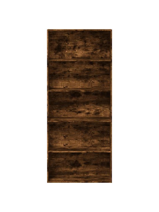 Spintelė knygoms, dūminio ąžuolo, 80x30x189cm, mediena