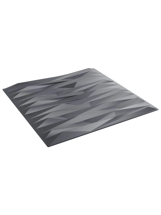 Sienų plokštės, 48vnt., pilkos, 50x50cm, XPS, 12m², akmens