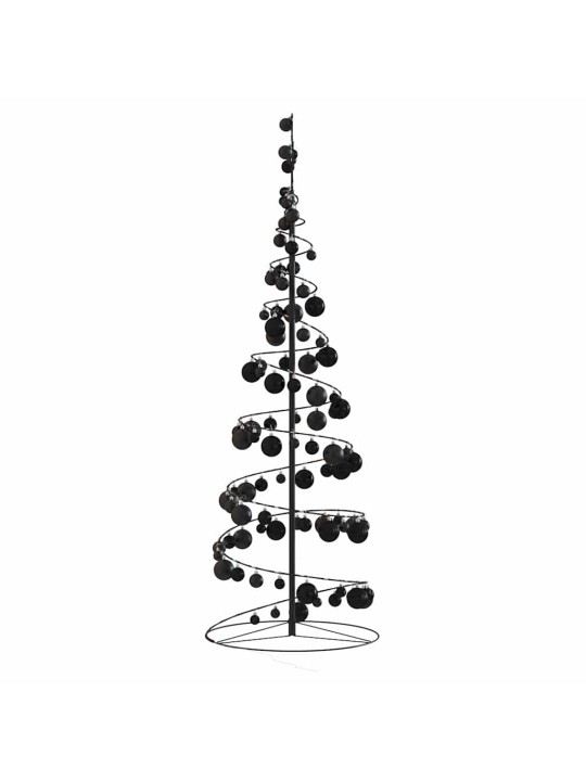Šviečianti Kalėdų eglutė žaisliukais, 100 LED, kūgio formos