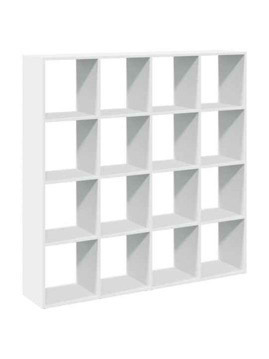 Spintelė knygoms, baltos spalvos, 137,5x29x137,5cm, MDP