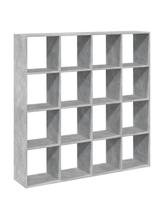 Spintelė knygoms, betono, 137,5x29x137,5cm, apdirbta mediena