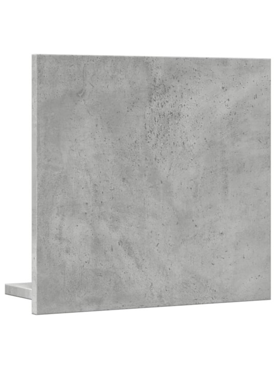 Veidrodinė vonios spintelė, betono pilka, 40x11x37cm, mediena