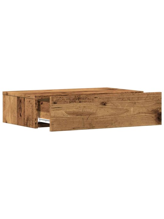 Televizoriaus spintelė su LED, medienos, 60x35x15,5cm