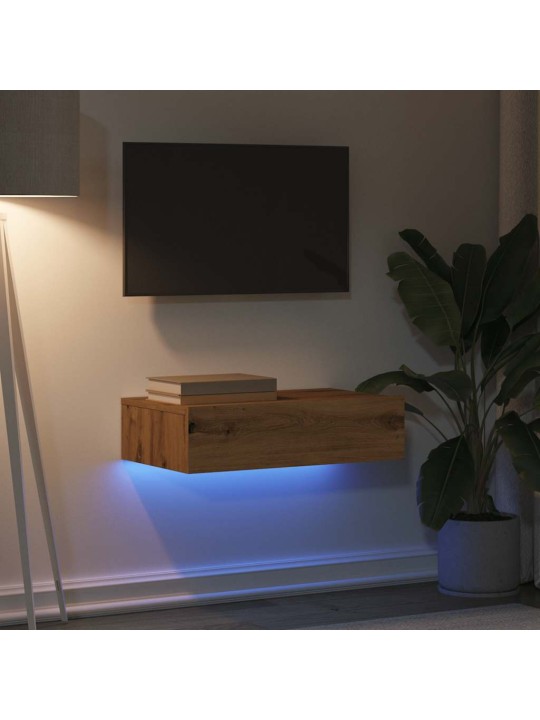 Televizoriaus spintelė su LED, artisano, 60x35x15,5cm
