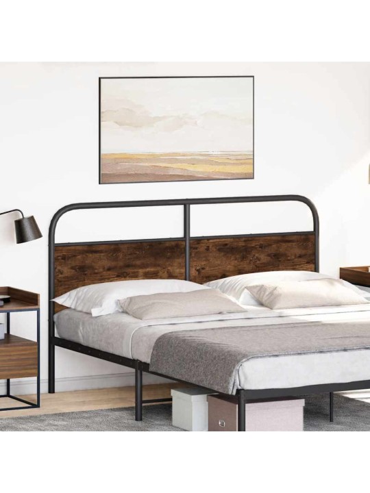 Galvūgalis, dūminio ąžuolo spalvos, 160 cm, plienas ir mediena