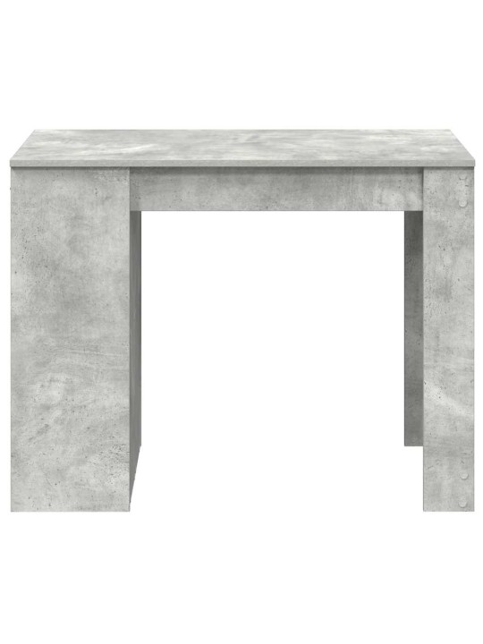Rašomasis stalas su stalčiumi/lentyna, pilka, 102x62x77,5cm