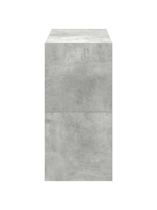 Batų lentynos, 2 vnt., sukraunamos, pilka, 60x30x30,5cm