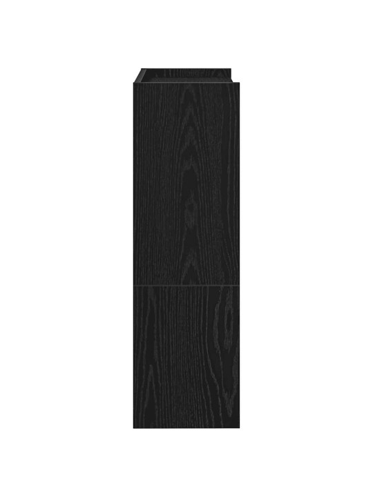 Lentyna batams, juodos spalvos, 80x25x61,5cm, apdirbta mediena