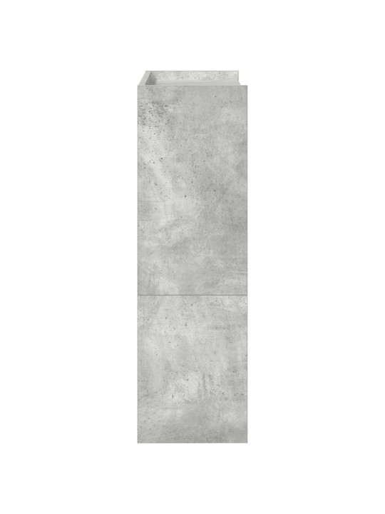 Lentyna batams, betono pilka, 80x25x61,5cm, apdirbta mediena