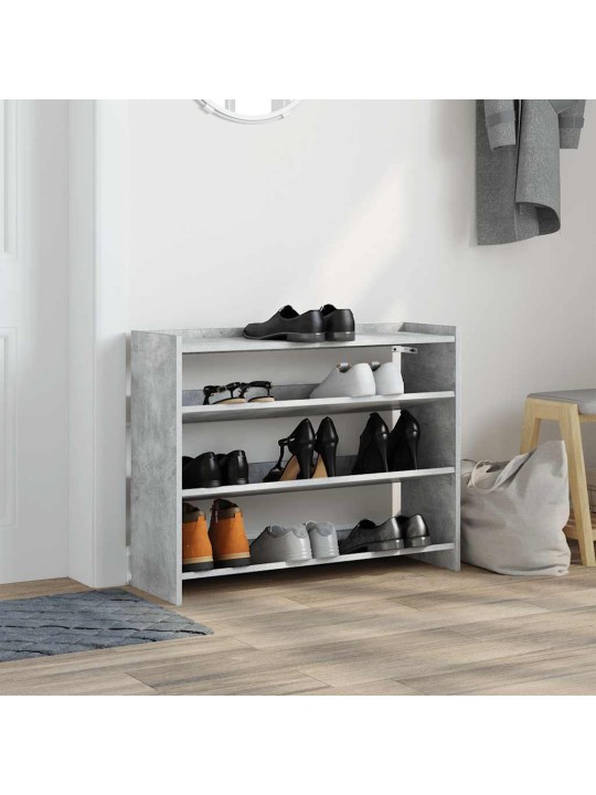 Lentyna batams, betono pilka, 80x25x62cm, apdirbta mediena