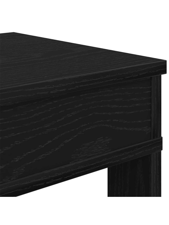 Lentyna batams, juodos spalvos, 60x30x98cm, apdirbta mediena